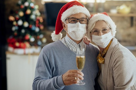 Adultos mayores en Navidad